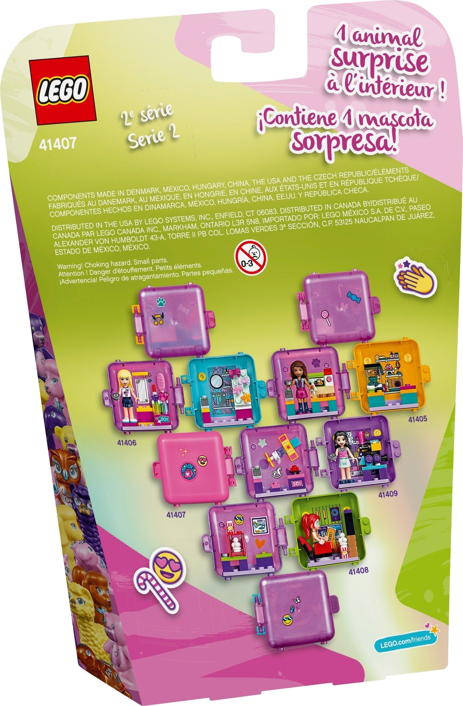 LEGO 41407 Olivia's Shopping Play Cube: Mini Candy Store Fun! - SuperSaverAU - view 3