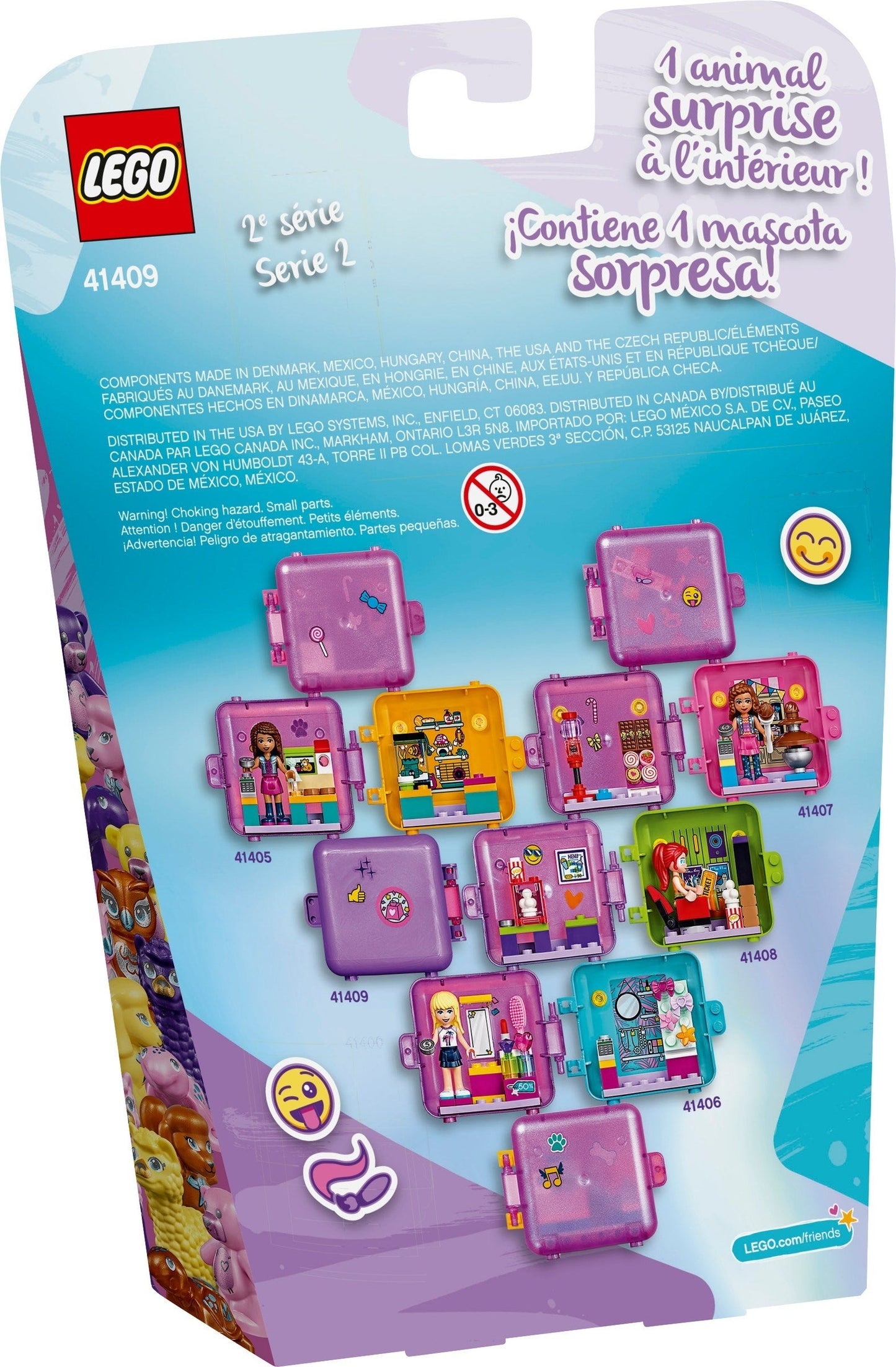 LEGO 41409 Emma's Shopping Play Cube: Portable Mini Toy Store Fun