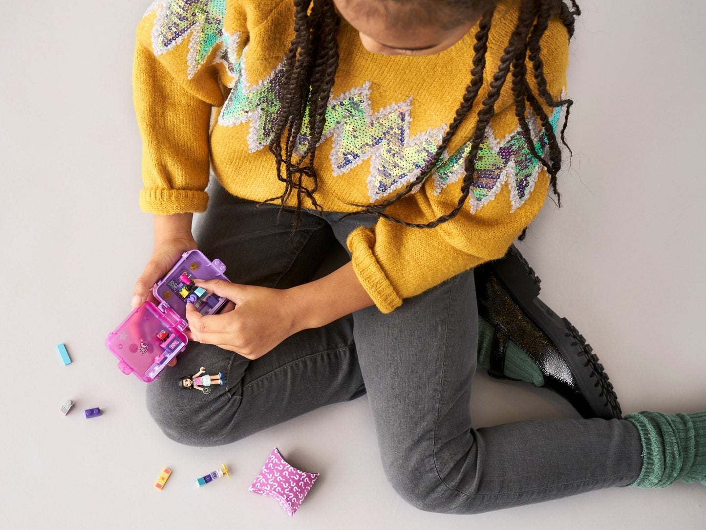 LEGO 41409 Emma's Shopping Play Cube: Portable Mini Toy Store Fun