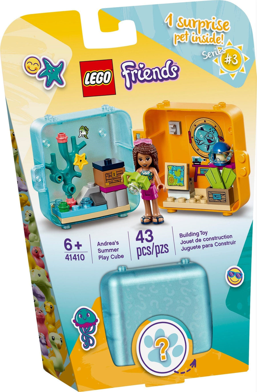 LEGO 41410 Andrea's Summer Play Cube: Portable Marine Fun - SuperSaverAU - view 1