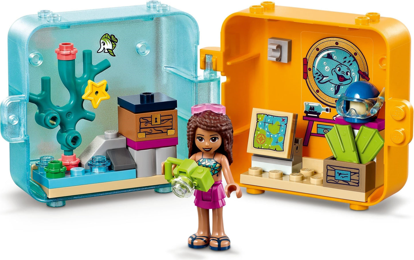 LEGO 41410 Andrea's Summer Play Cube: Portable Marine Fun