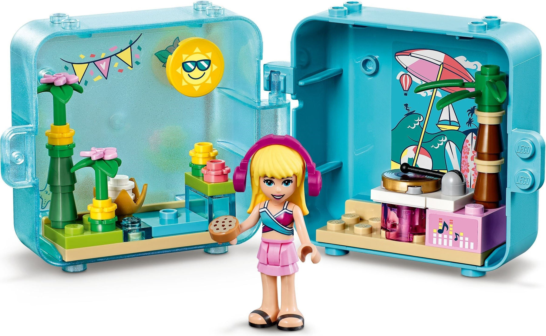 LEGO 41411 Stephanie's Summer Play Cube: Beach DJ Fun - SuperSaverAU - view 2