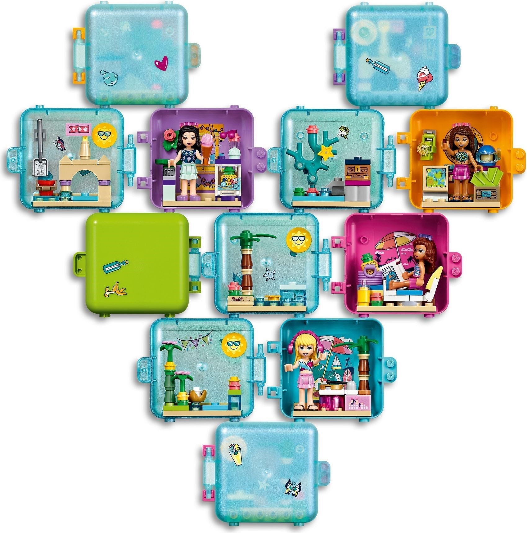 LEGO 41413 Mia's Summer Play Cube: Beach Hot Dog Stand Fun - SuperSaverAU - view 3