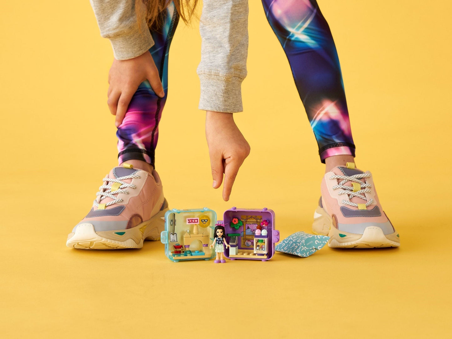 LEGO 41414 Emma's Summer Play Cube: Beach Fun Toy