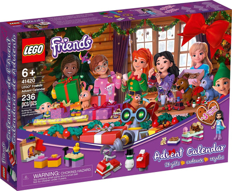 LEGO 41420 Friends Advent Calendar: 24 Festive Surprises - SuperSaverAU - view 1