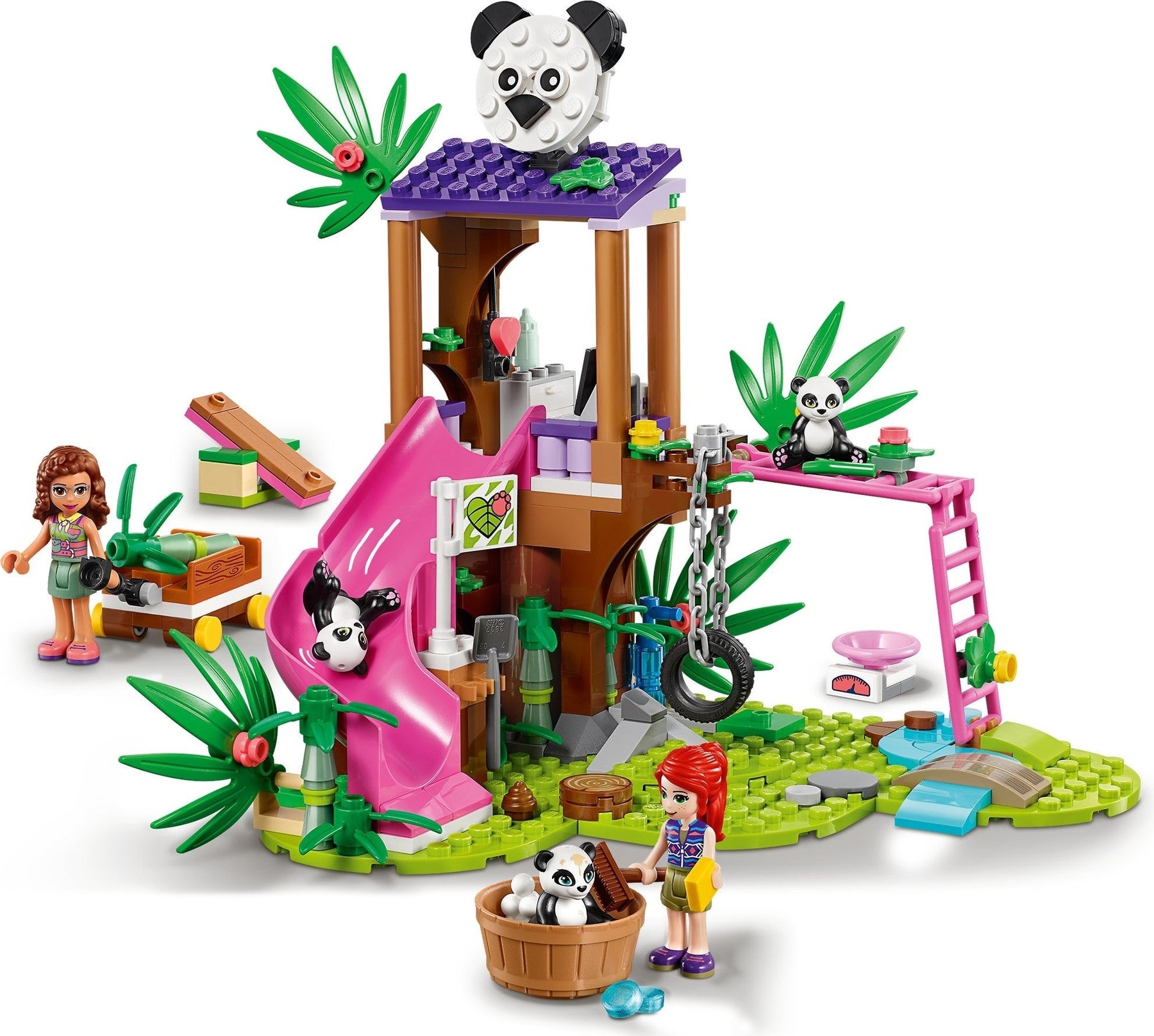 LEGO 41422 Panda Jungle Tree House Rescue Playset - SuperSaverAU - view 4