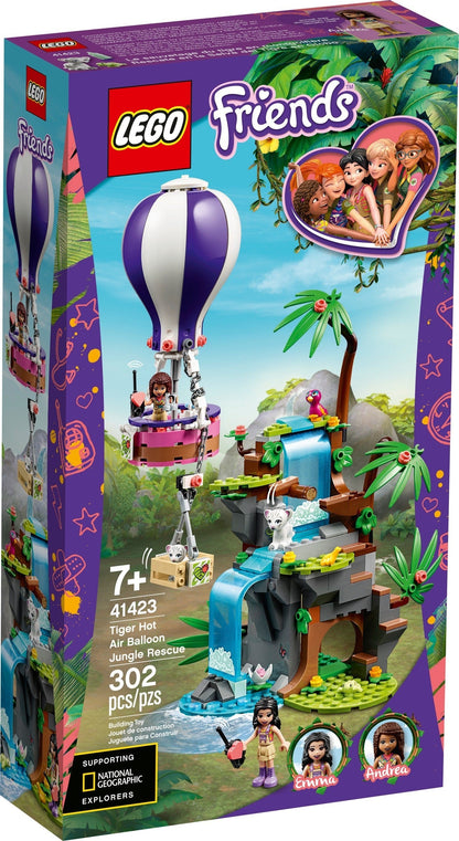 LEGO 41423 Tiger Hot Air Balloon Jungle Rescue