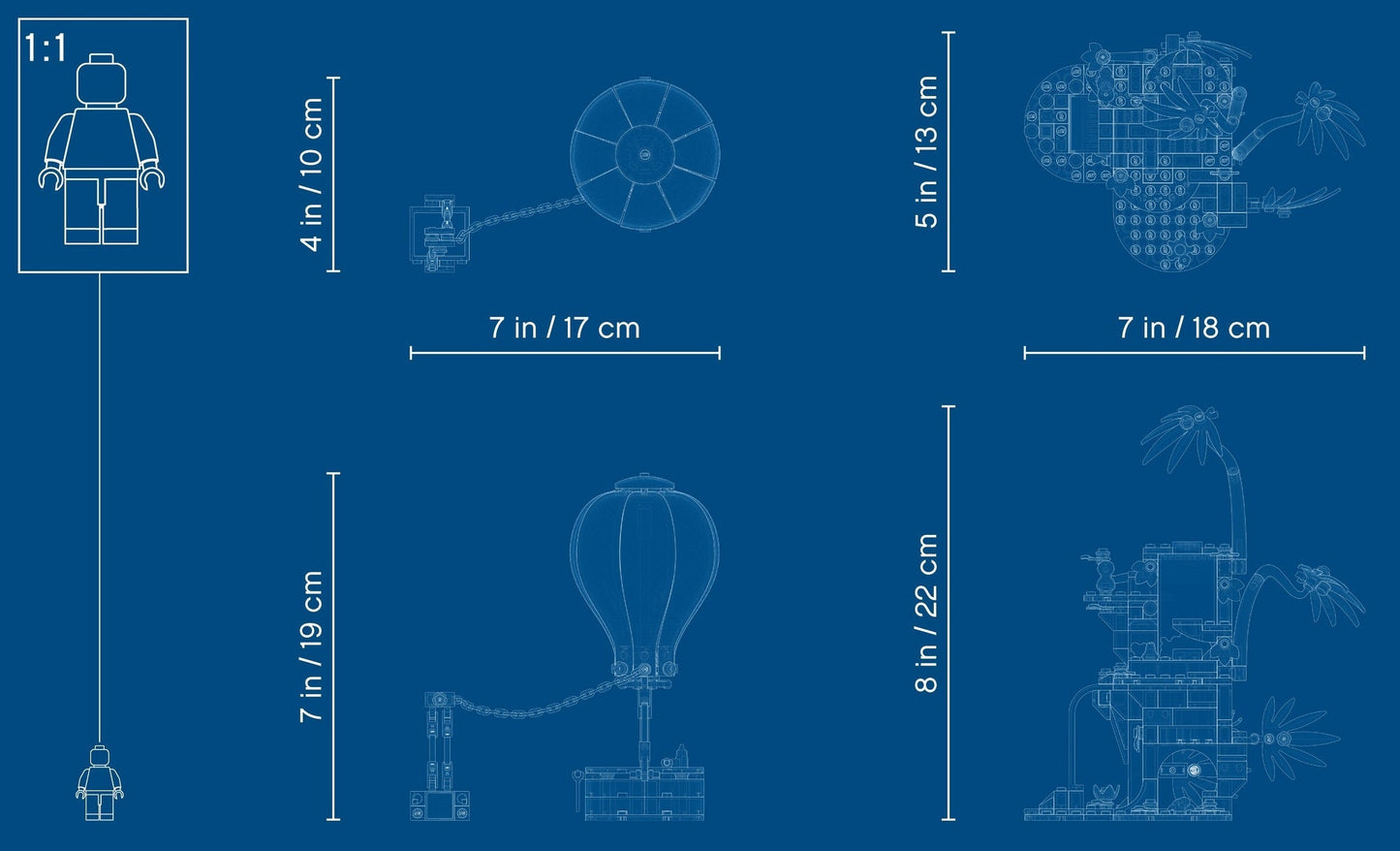 LEGO 41423 Tiger Hot Air Balloon Jungle Rescue