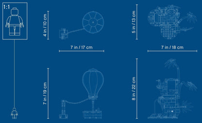 LEGO 41423 Tiger Hot Air Balloon Jungle Rescue