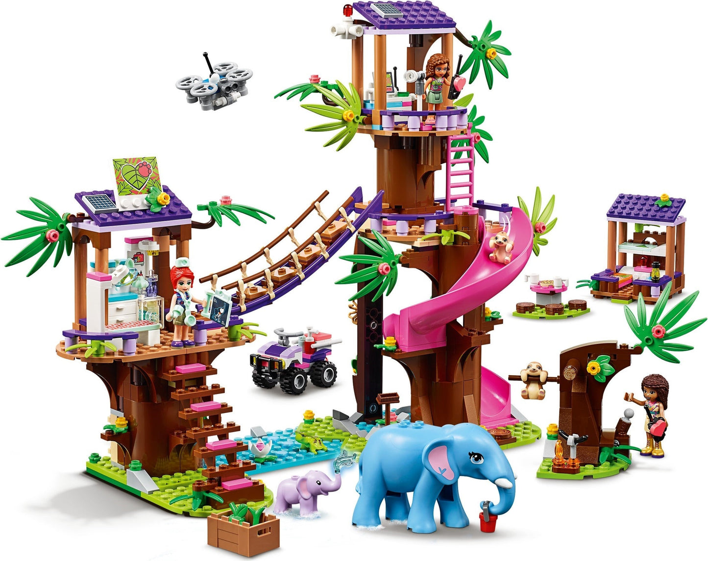 LEGO Friends 41424 Jungle Rescue Base- Auzzi Store