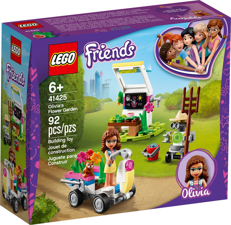 LEGO 41425 Olivia's Flower Garden Playset - Greenhouse & Truck - SuperSaverAU - view 1