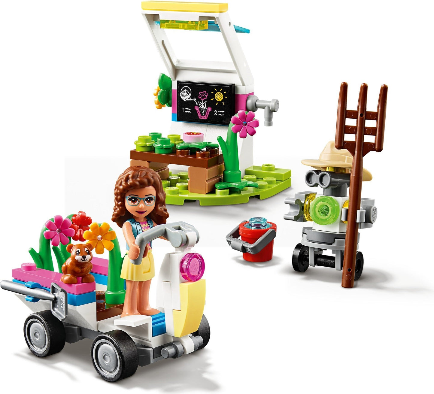 LEGO 41425 Olivia's Flower Garden Playset - Greenhouse & Truck