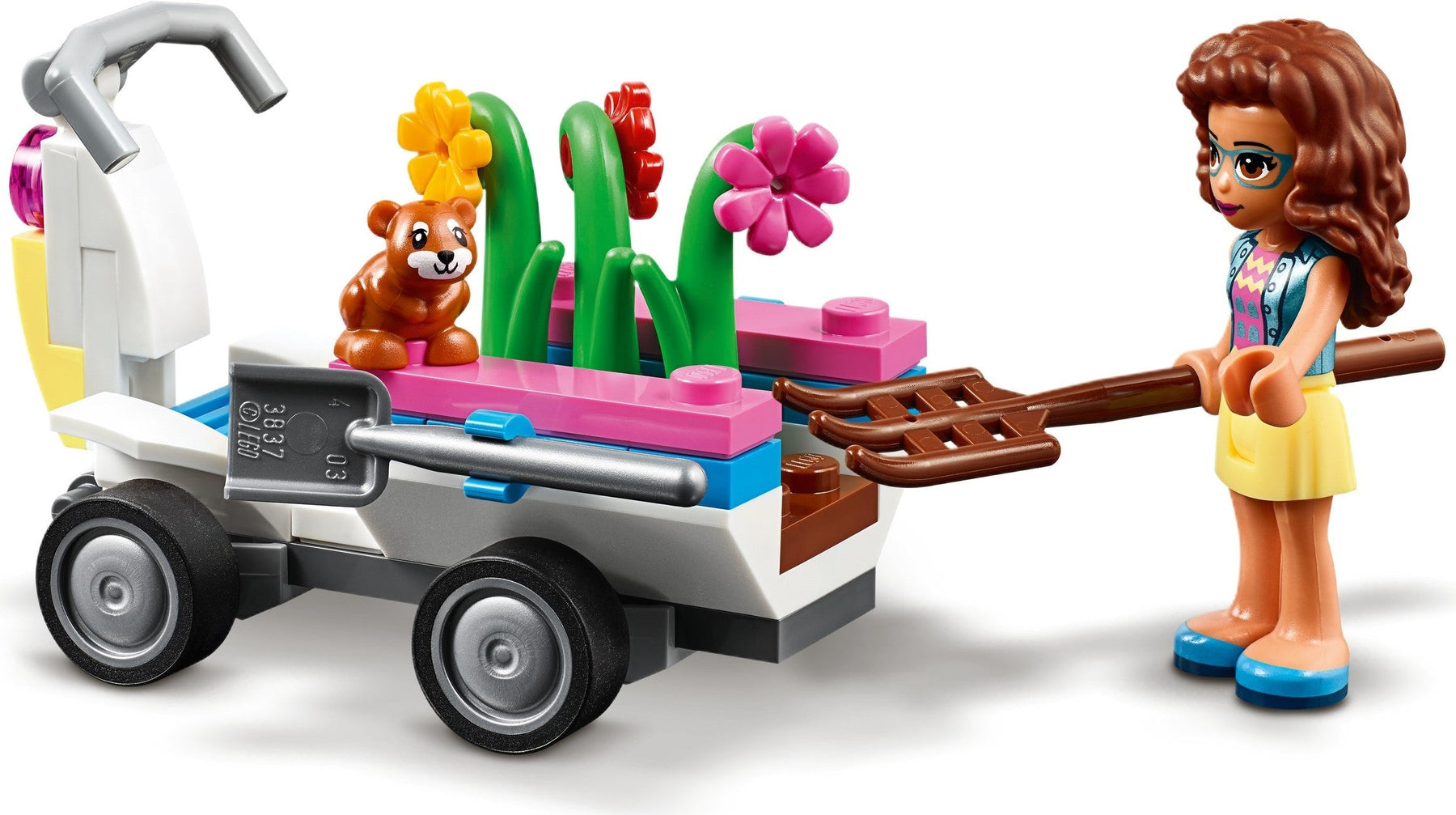 LEGO 41425 Olivia's Flower Garden Playset - Greenhouse & Truck - SuperSaverAU - view 7