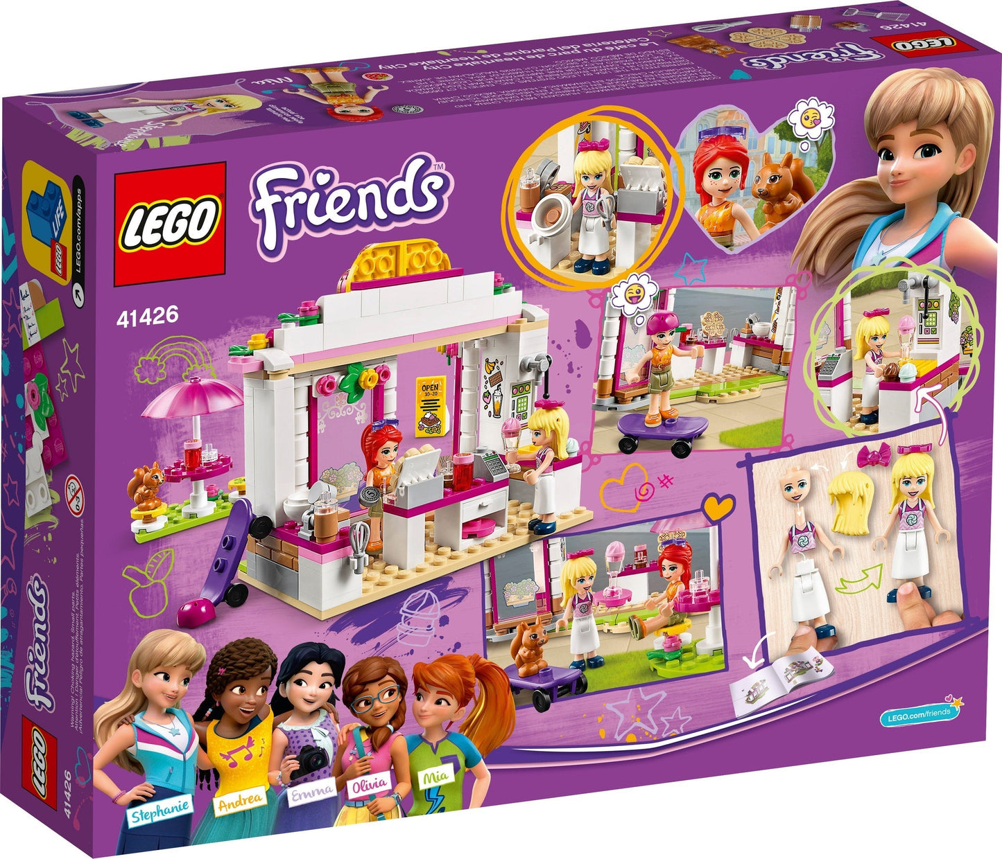 LEGO Friends 41426 Heartlake City Park Café- Auzzi Store