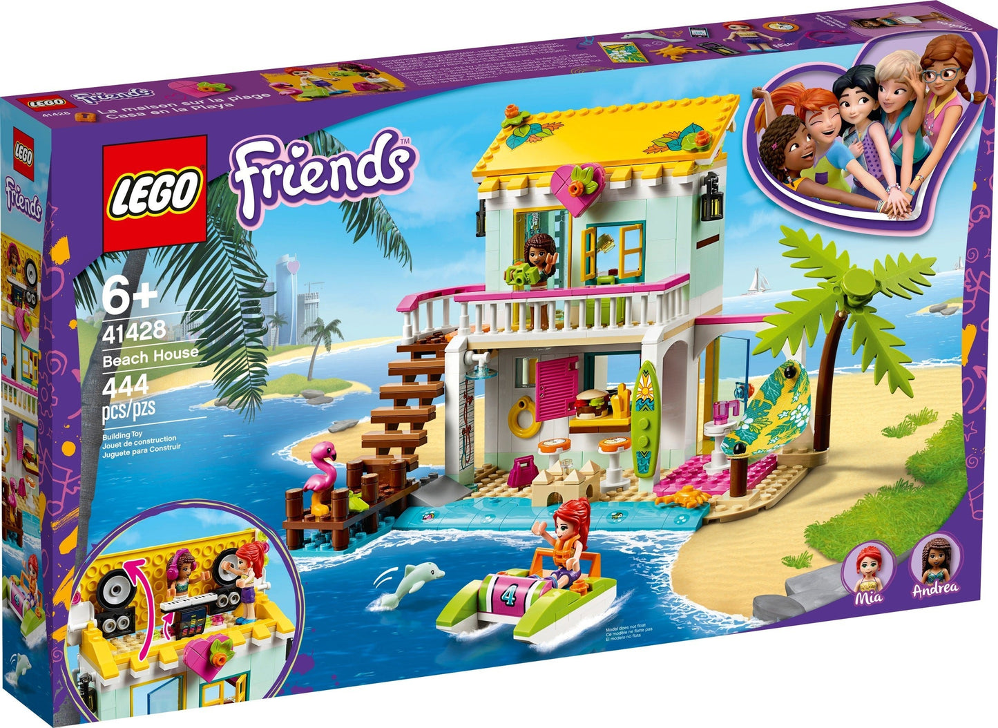 LEGO Friends 41428 Beach House- Auzzi Store
