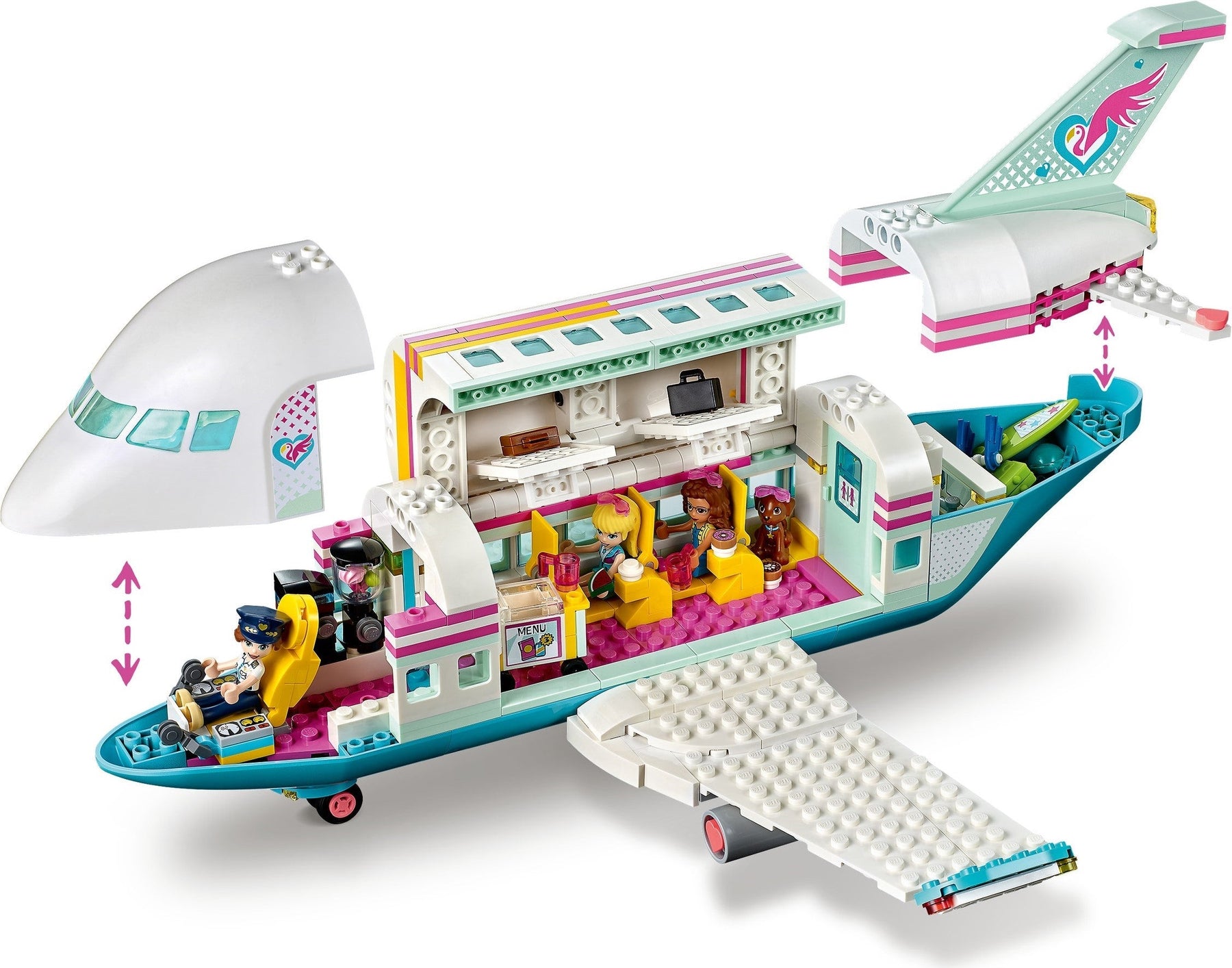 LEGO 41429 Heartlake City Airplane Toy Travel Playset - SuperSaverAU - view 7