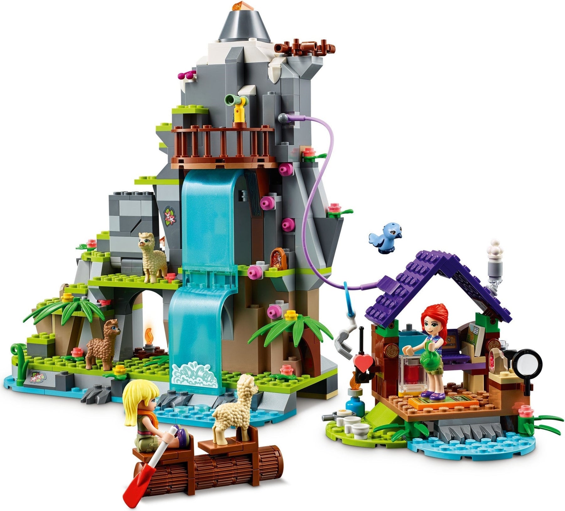 LEGO 41432 Alpaca Mountain Jungle Rescue Volcano Set - SuperSaverAU - view 6