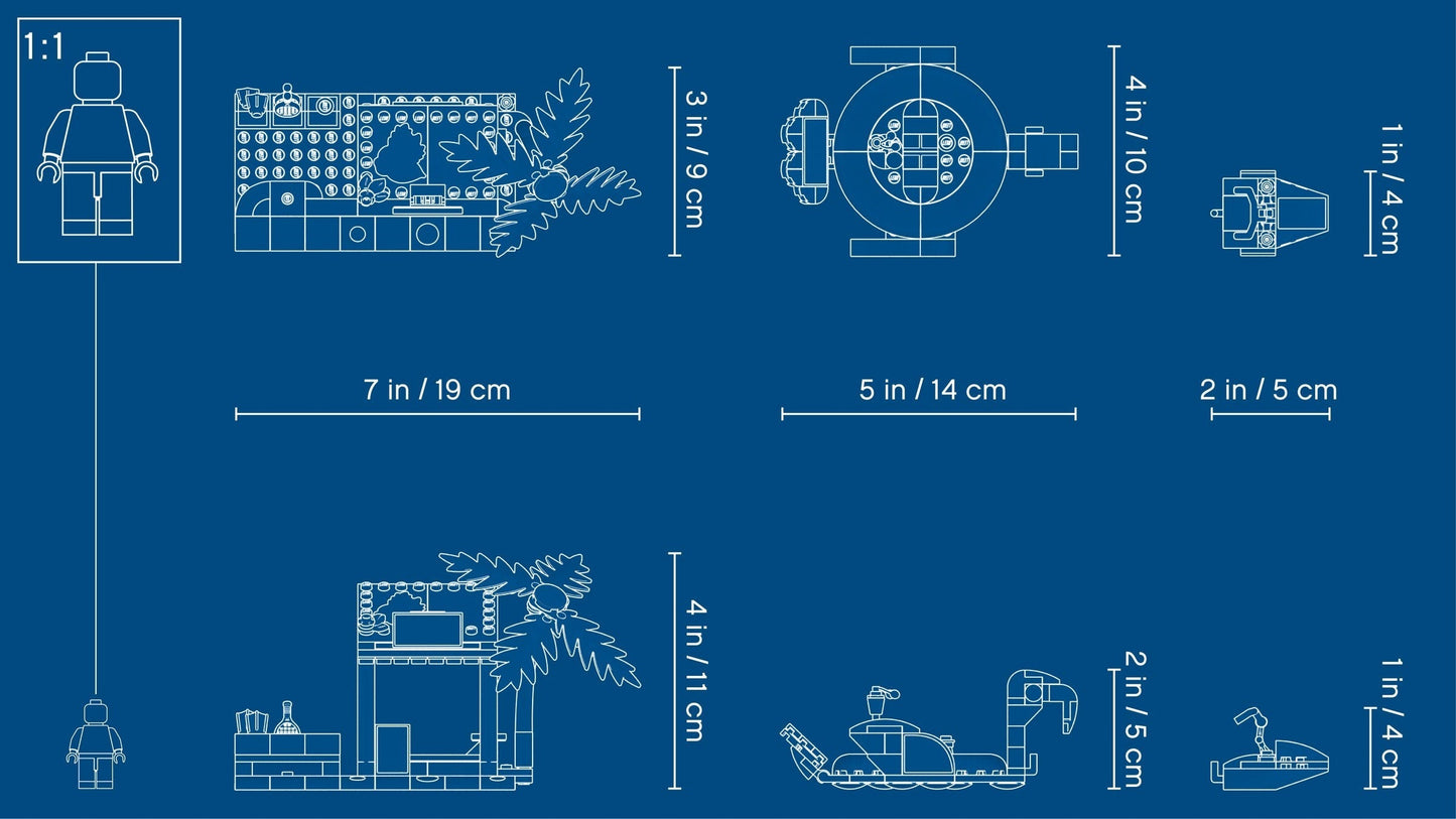 LEGO 41433 Party Boat: Fun Beach Vacation Playset