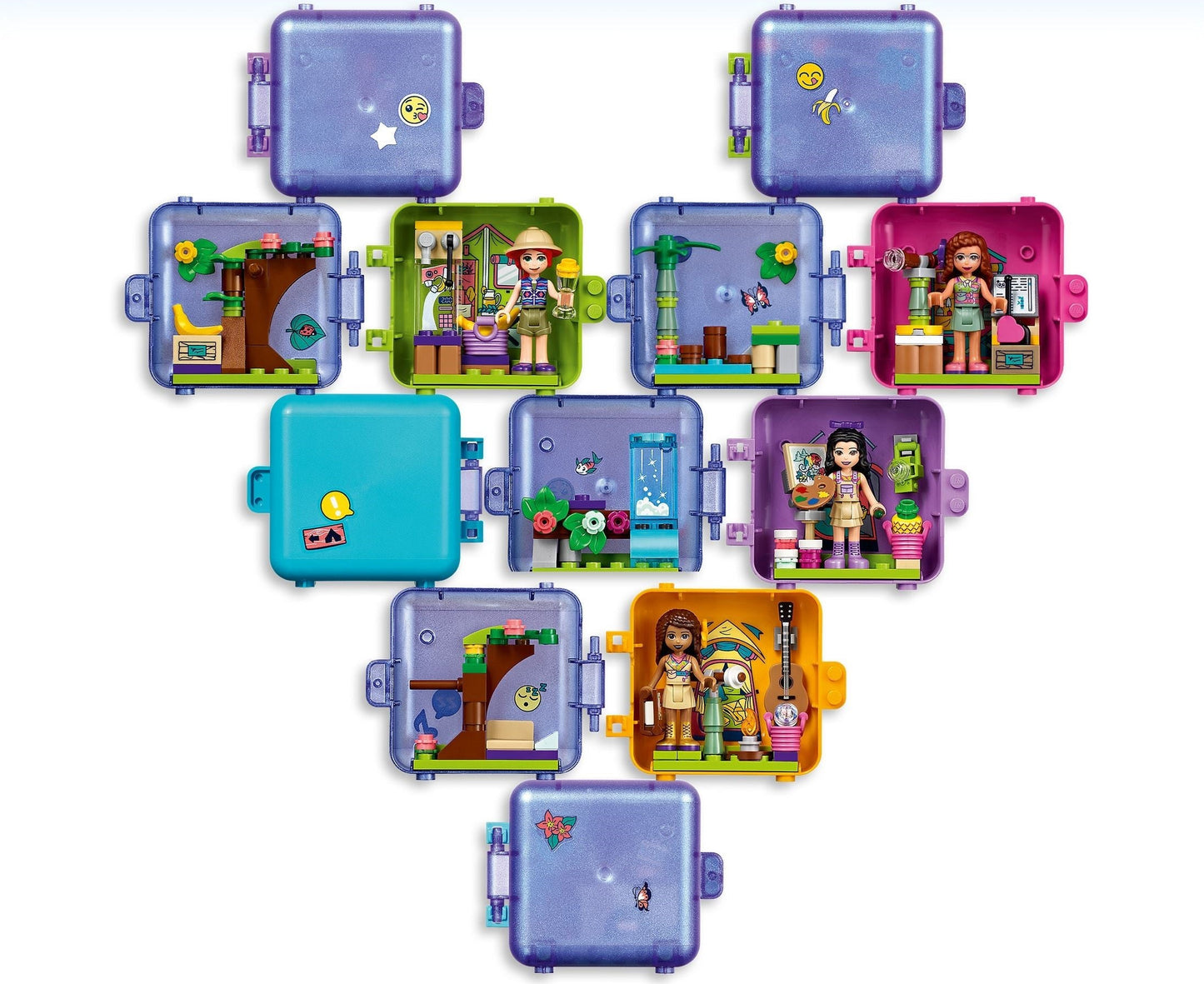 LEGO 41435 Stephanie's Jungle Play Cube: Portable Wildlife Adventure