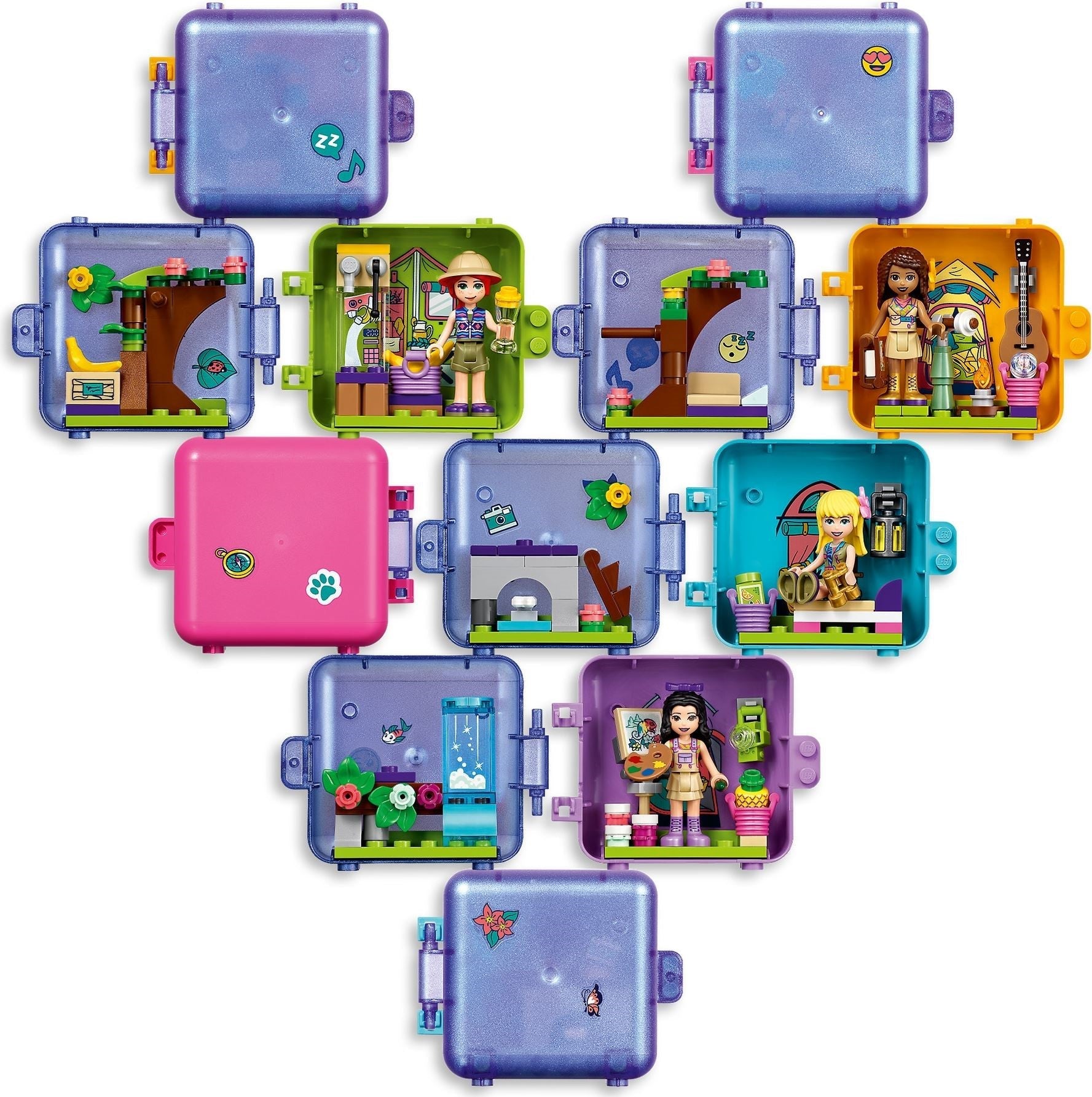 LEGO 41436 Olivia's Jungle Play Cube: Portable Wildlife Adventure - SuperSaverAU - view 3