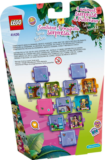 LEGO 41436 Olivia's Jungle Play Cube: Portable Wildlife Adventure