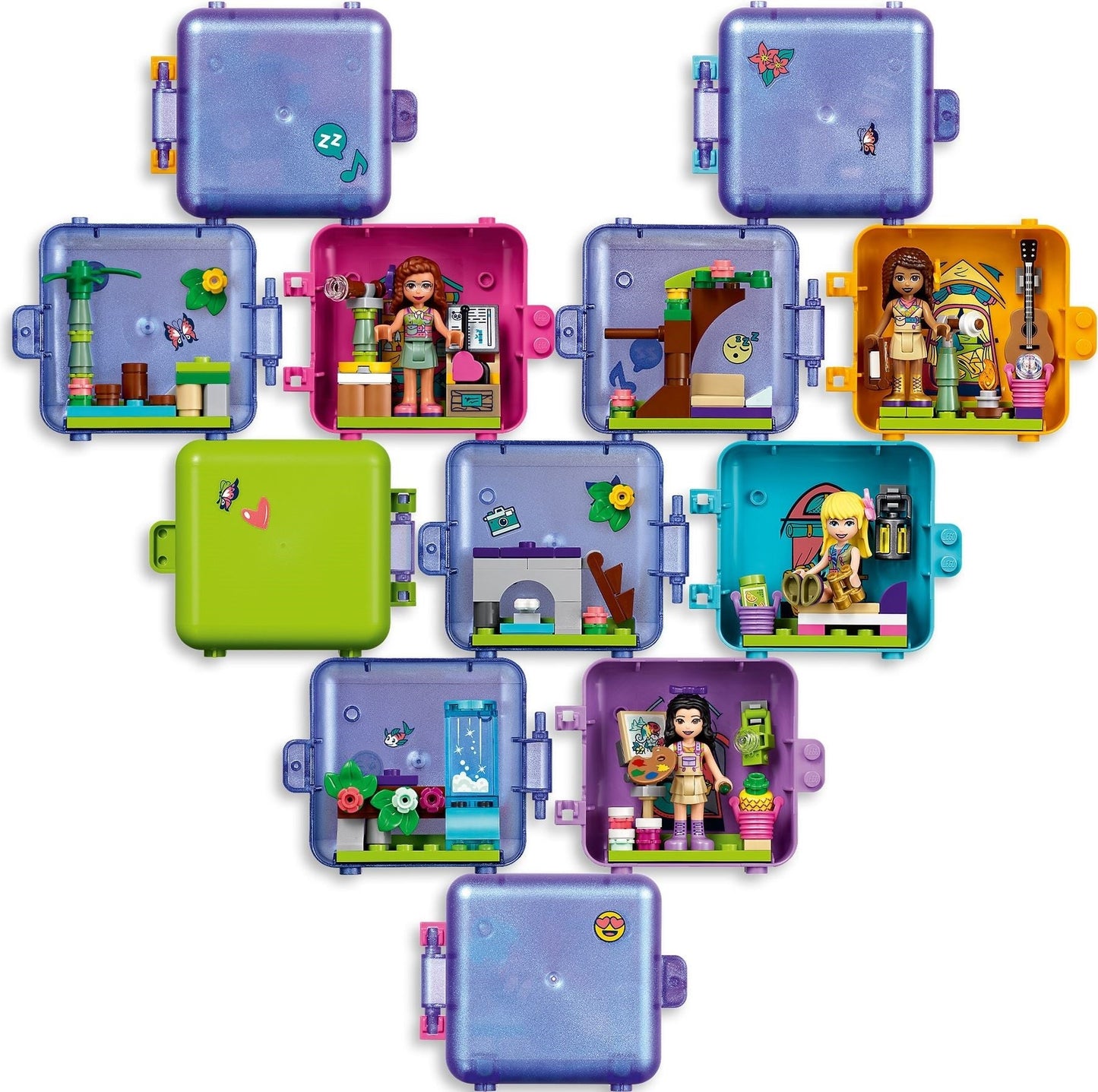 LEGO 41437 Mia's Jungle Play Cube: Portable Animal Rescue Fun