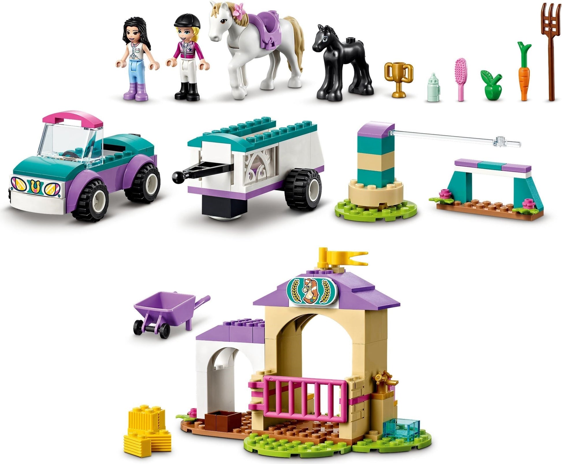 LEGO Friends Series 41441 Horse Training and Trailer- Auzzi Store