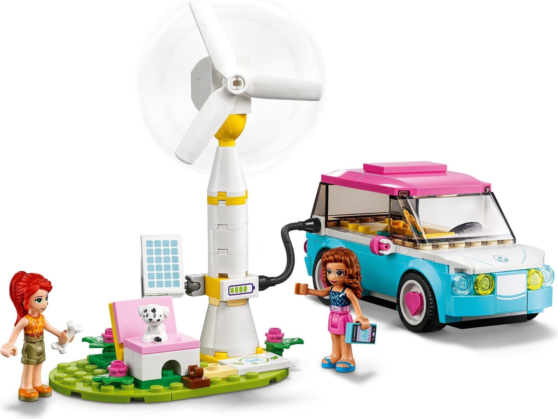 LEGO 41443 Olivia's Electric Car: Eco-Friendly Playset - SuperSaverAU - view 4