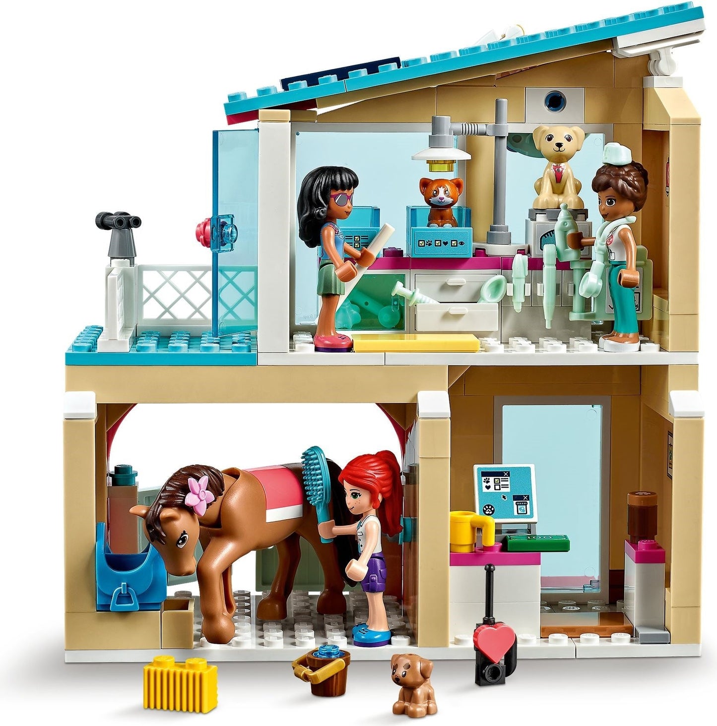 LEGO Friends 41446 Heartlake City Vet Clinic- Auzzi Store