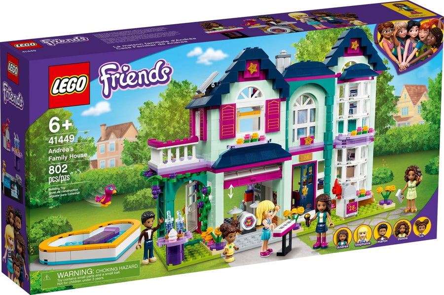 LEGO 41449 Andrea's Family House: Creative Fun for Kids - SuperSaverAU - view 1
