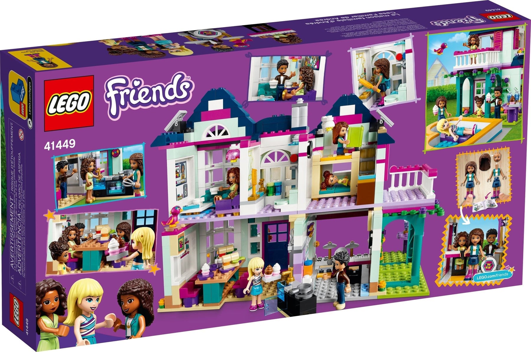 LEGO 41449 Andrea's Family House: Creative Fun for Kids - SuperSaverAU - view 5