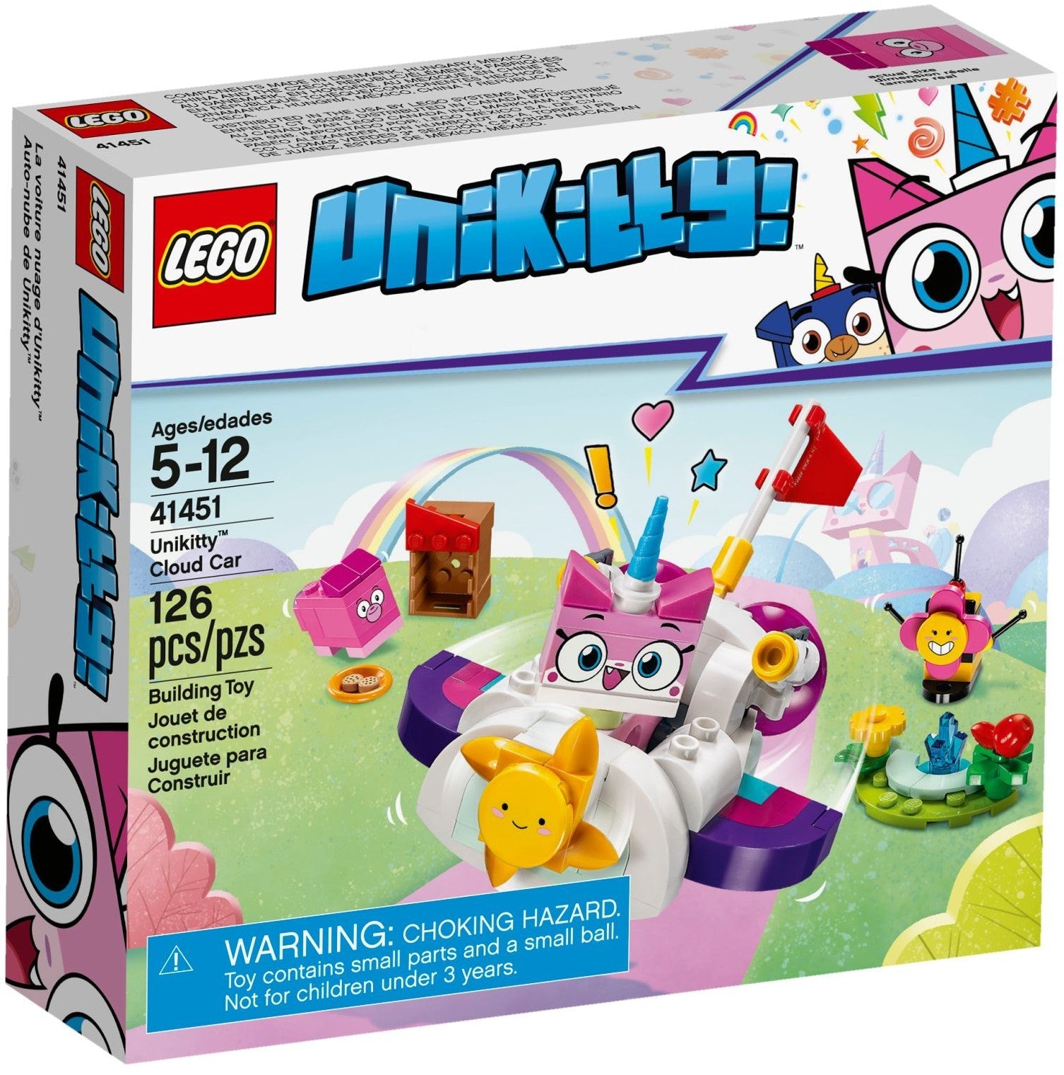 LEGO 41451 Unikitty! Cloud Car Building Set with Figures - SuperSaverAU - view 1