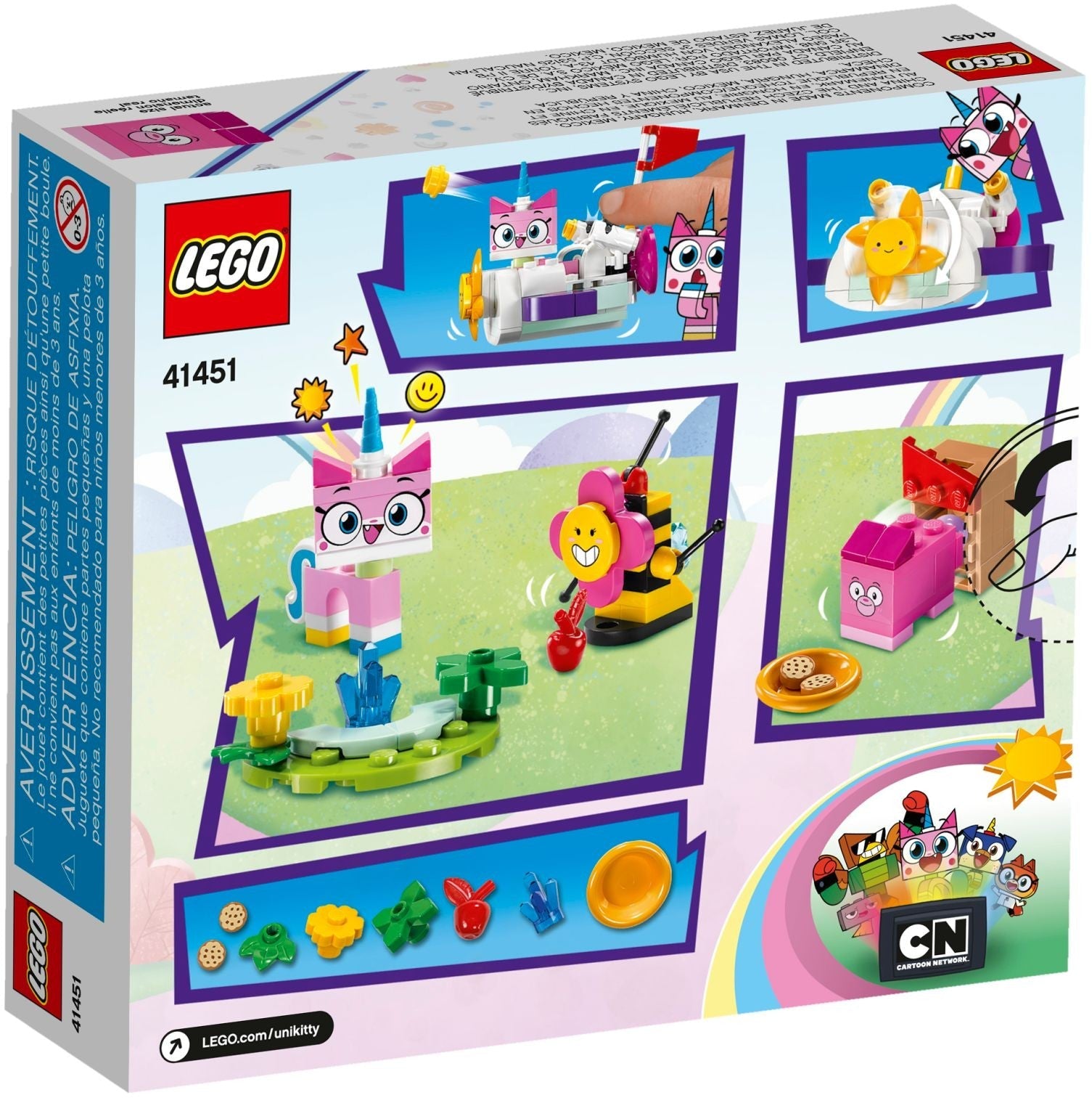 LEGO 41451 Unikitty! Cloud Car Building Set with Figures - SuperSaverAU - view 4