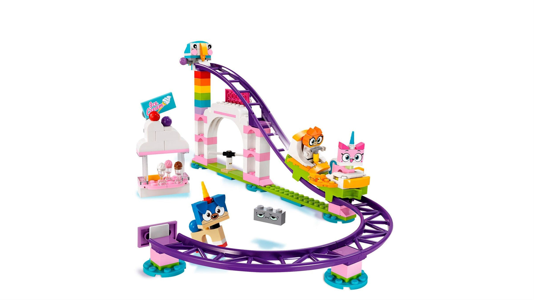 LEGO 41456 Unikingdom Fairground Fun Set with Roller Coaster - SuperSaverAU - view 2