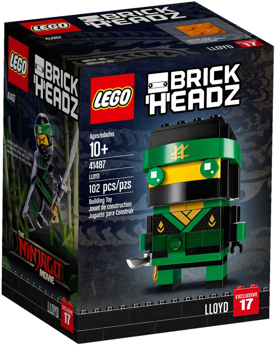 LEGO 41487 Lloyd BrickHeadz - THE LEGO NINJAGO MOVIE - SuperSaverAU - view 1