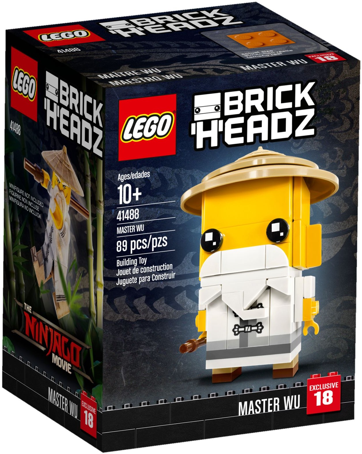 LEGO 41488 Master Wu BrickHeadz - Ninjago Movie