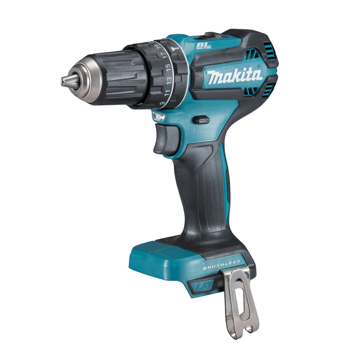Makita 18V Brushless Hammer Driver Drill Skin Only - 182mm - Efficient Performance - SuperSaverAU - view 1
