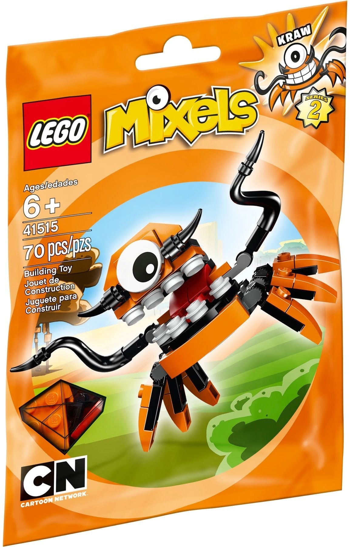 LEGO 41515 KRAW, Orange Flexers Leader, Smash Nixels!