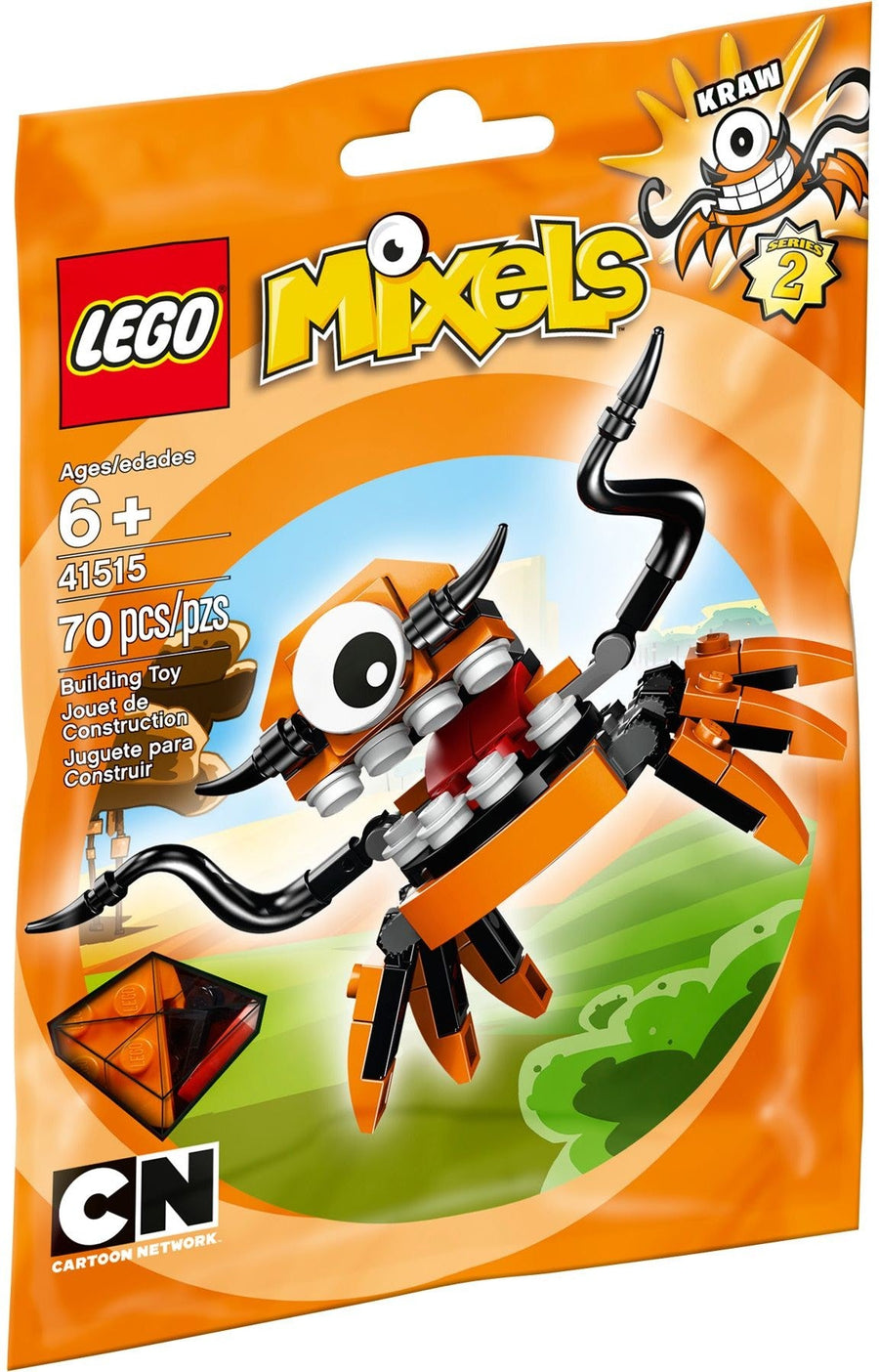 LEGO 41515 KRAW, Orange Flexers Leader, Smash Nixels! - SuperSaverAU - view 1