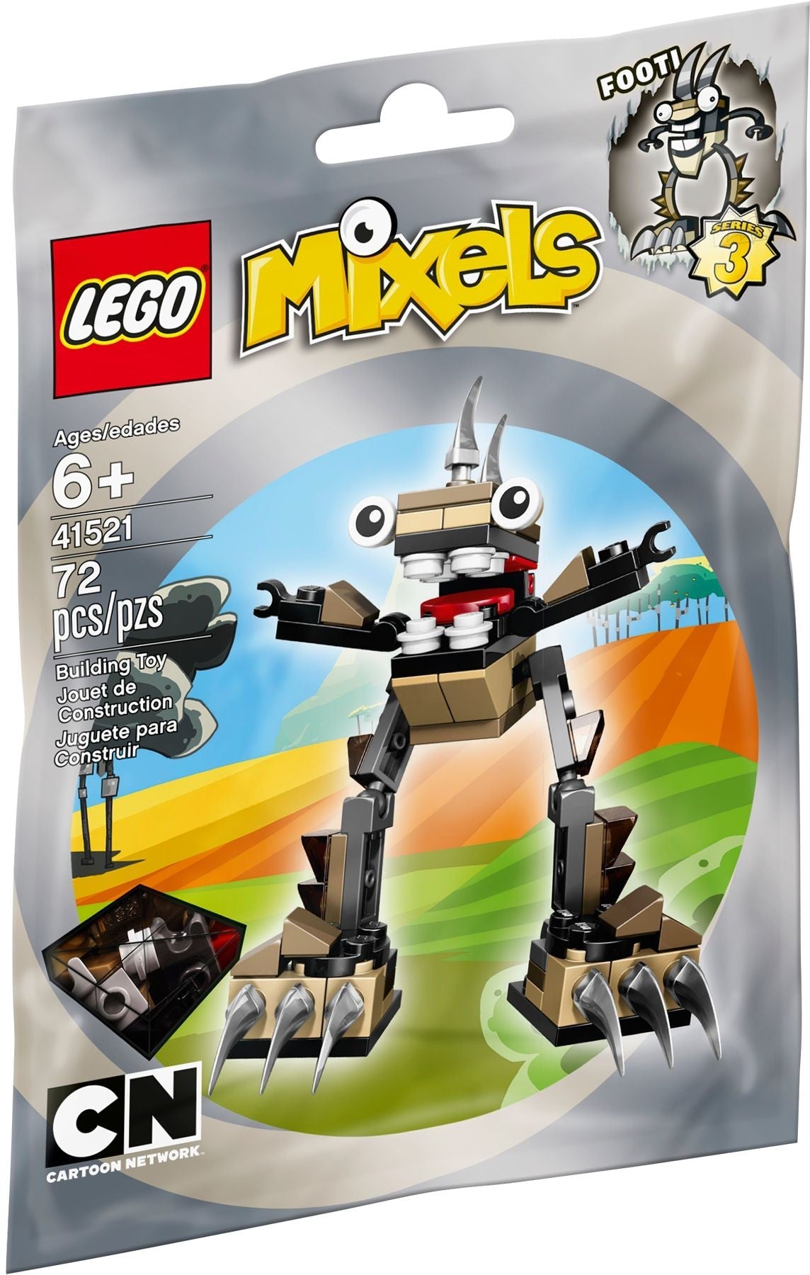 LEGO 41521 Footi Mixels Spikels Tribe Building Toy