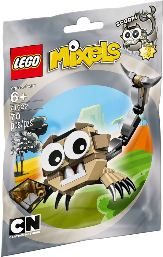 LEGO 41522 Scorpi Mixels Spikels Tribe Building Toy