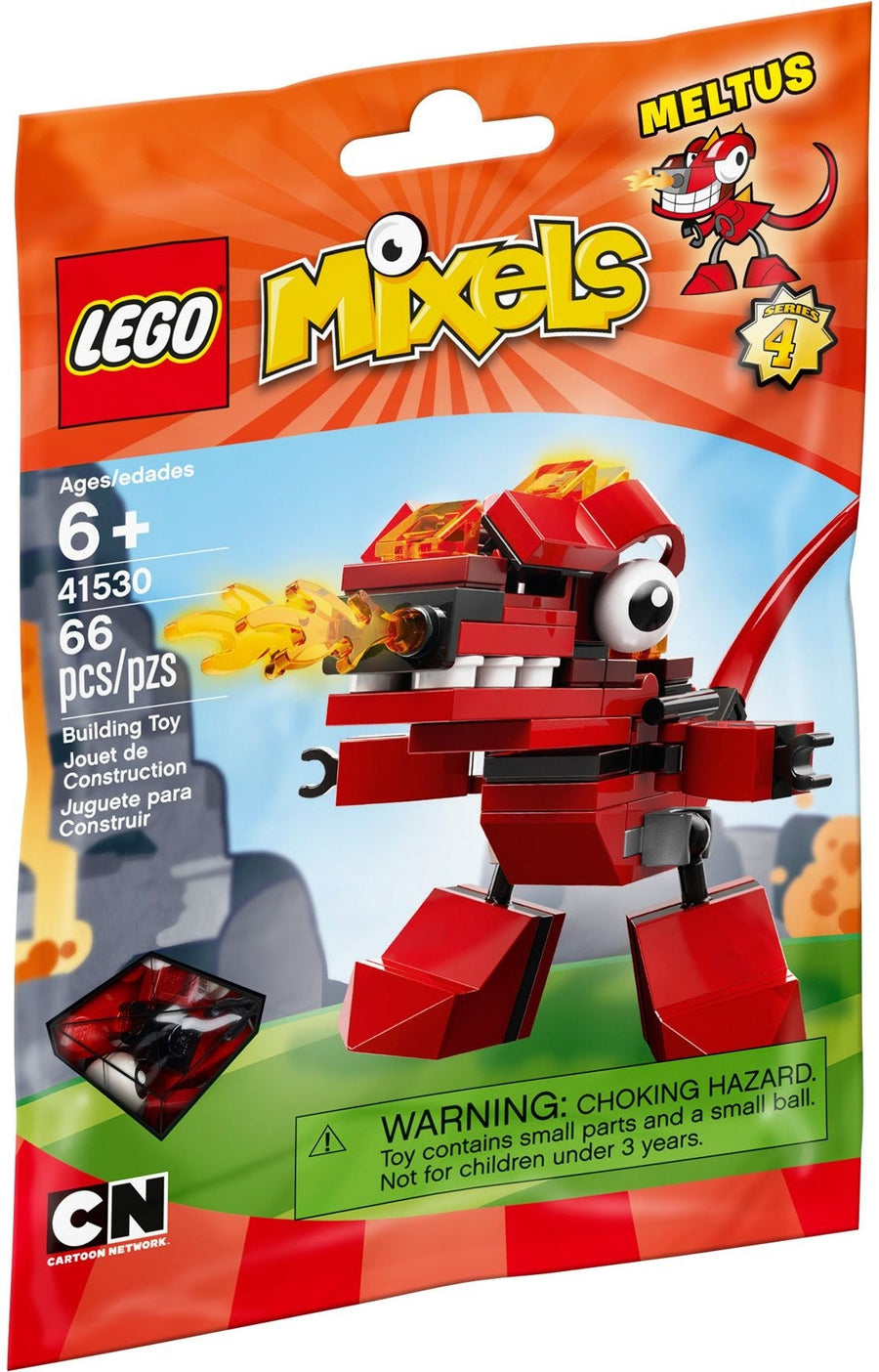 LEGO 41530 Meltus - Mixels Infernites Fire Tribe Figure - SuperSaverAU - view 1