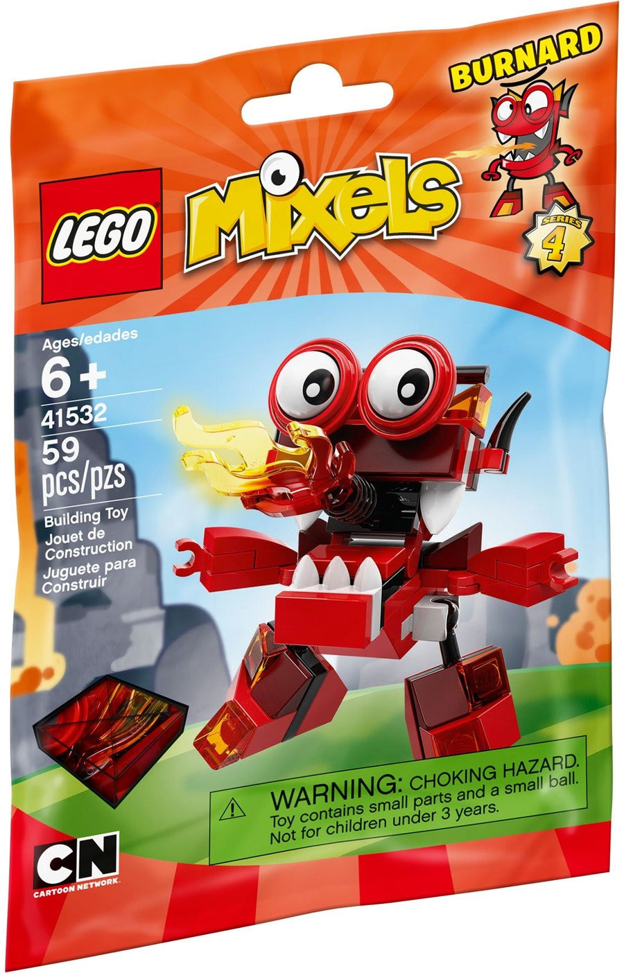 LEGO 41532 Burnard Mixels Infernite - Fire-Belching Fun! - SuperSaverAU - view 1