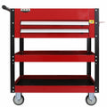 NXA 76cm Red Tool Cart With 2 Drawers And 3 Trays 30TC2D2TR