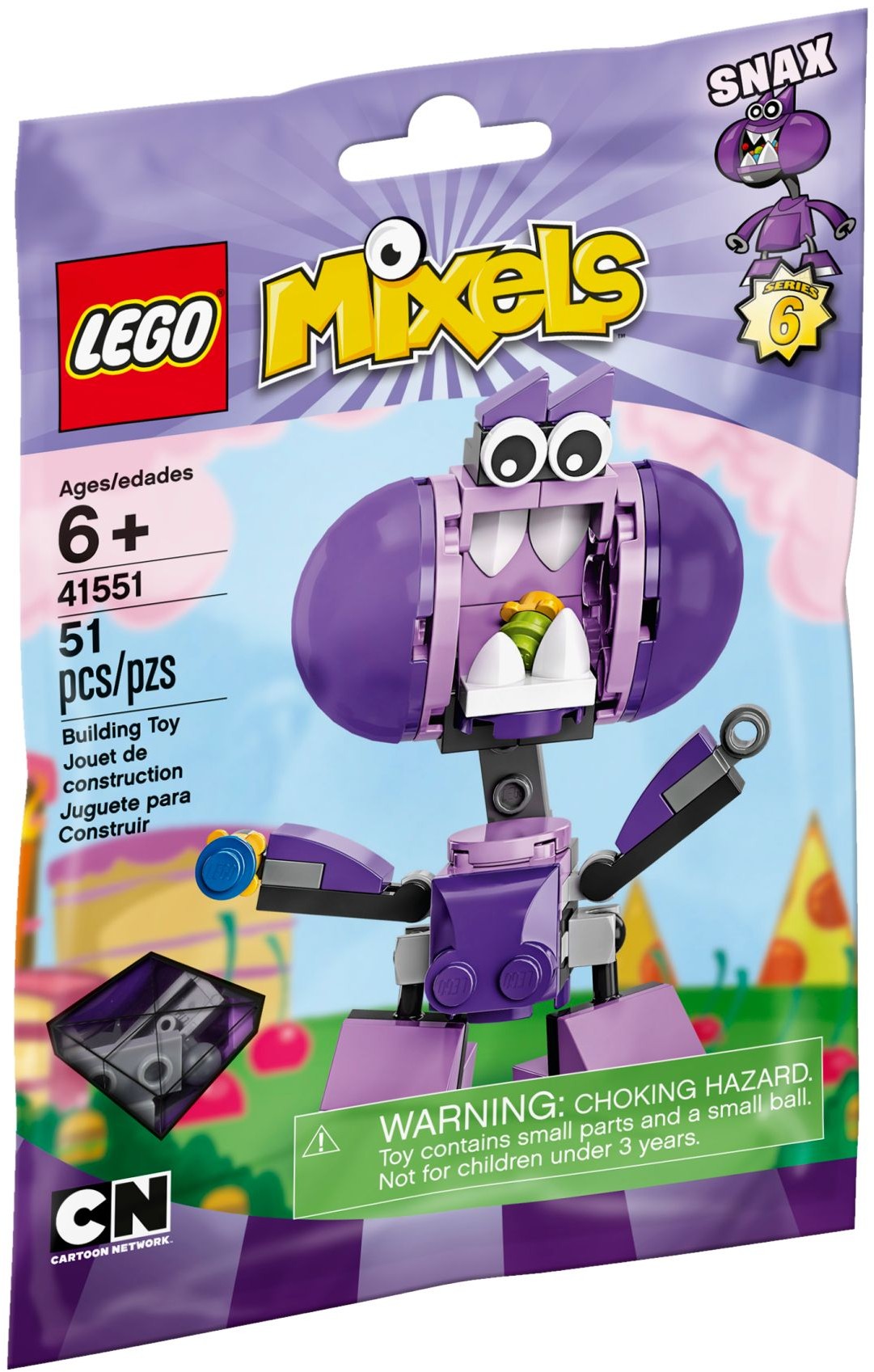 LEGO 41551 Snax Mixels Munchos Tribe Building Kit - SuperSaverAU - view 1
