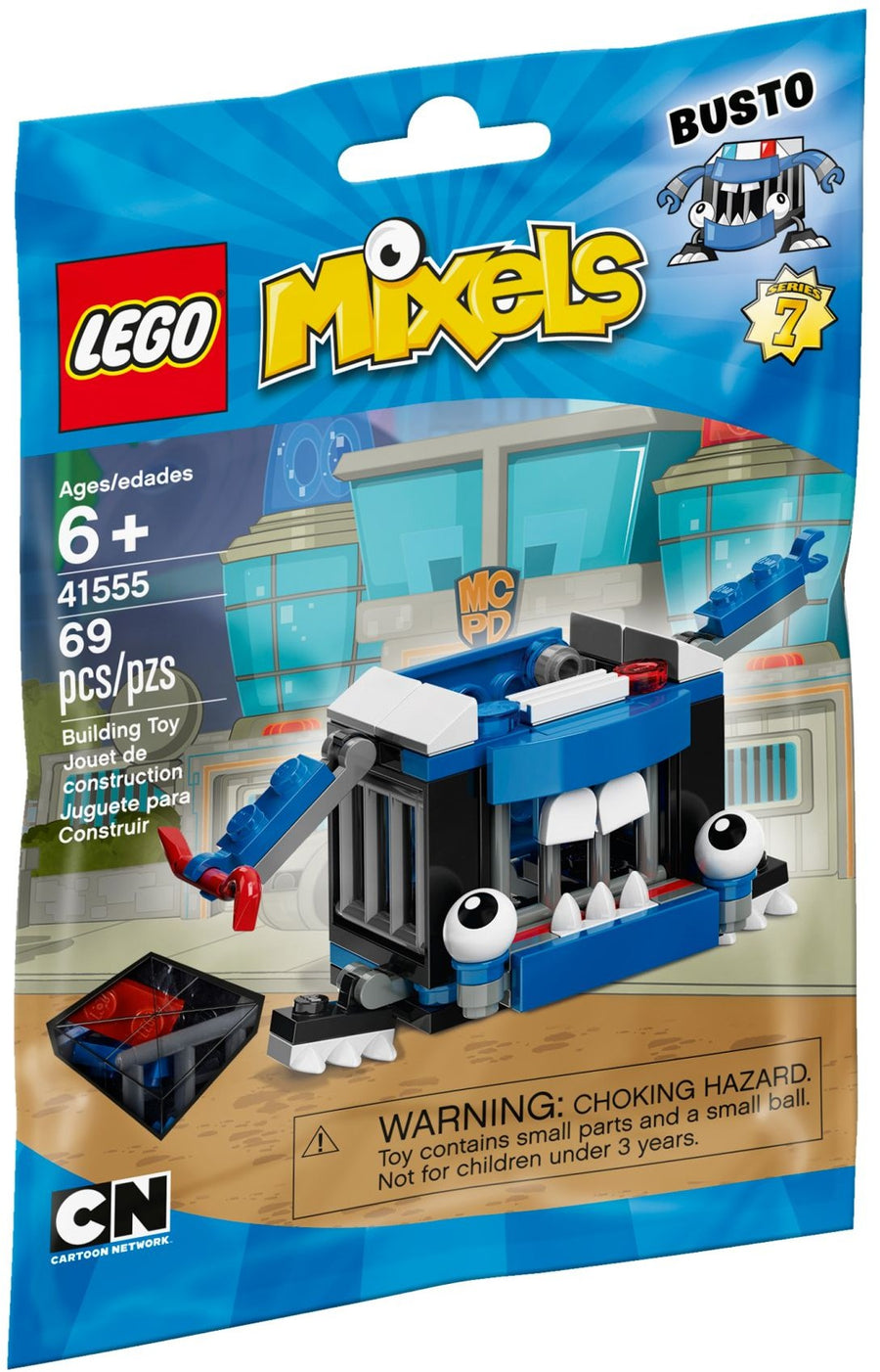 LEGO 41555 Busto MCPD Mixels Series 7 Jail Cell - SuperSaverAU - view 1