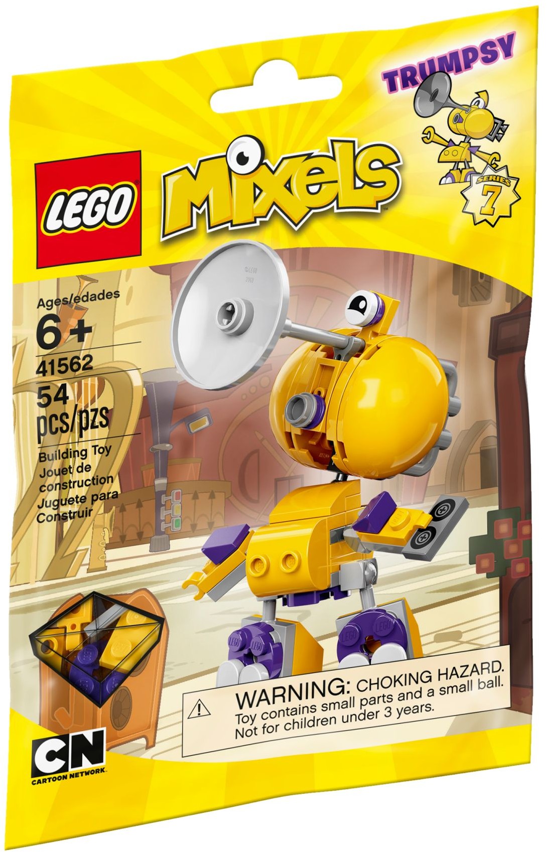 LEGO 41562 Trumpsy Mixels Series 7 Jazzy Trombone Head - SuperSaverAU - view 1