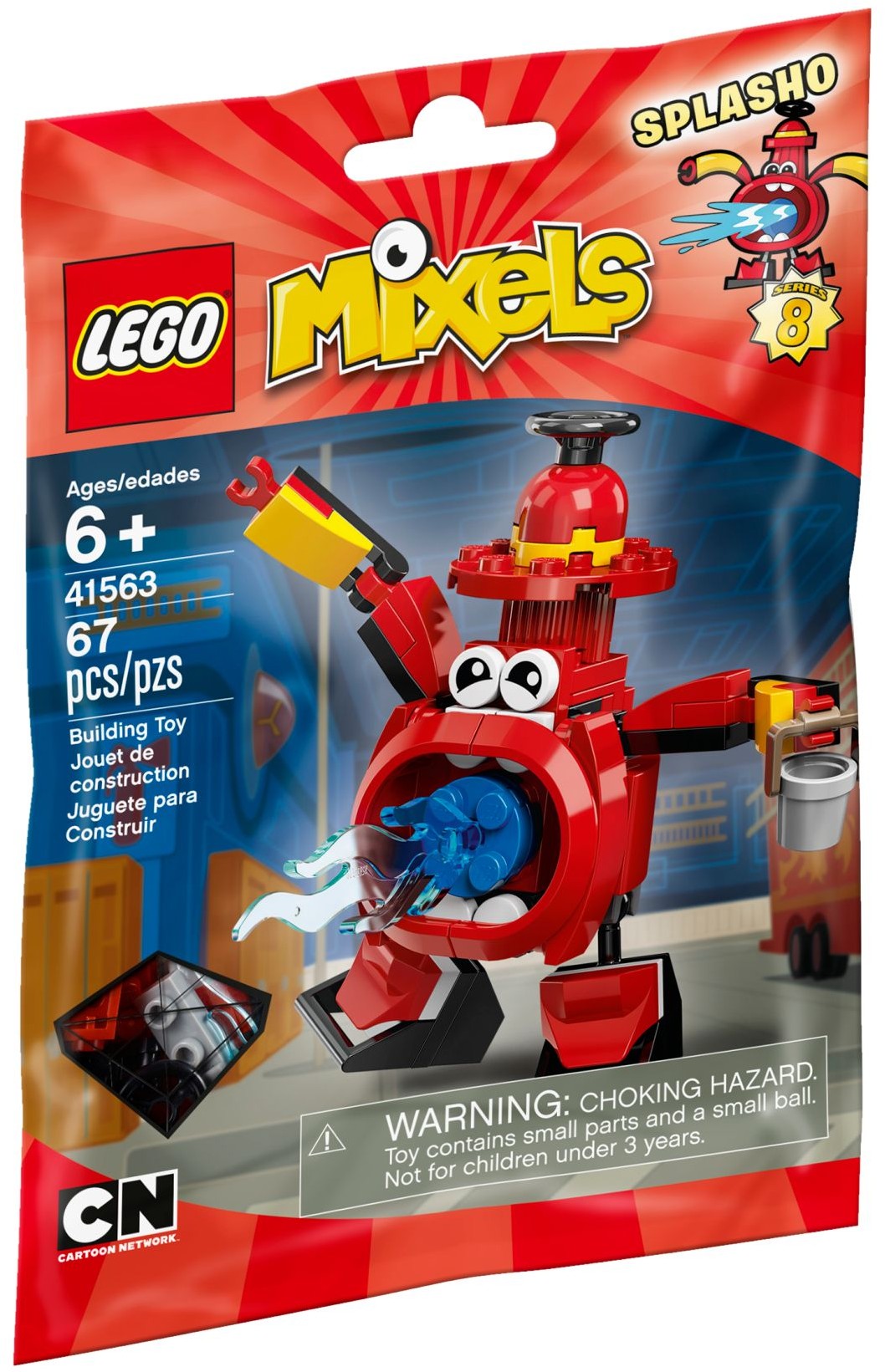 LEGO 41563 Splasho MCFD Fire Hydrant Mixel - SuperSaverAU - view 1