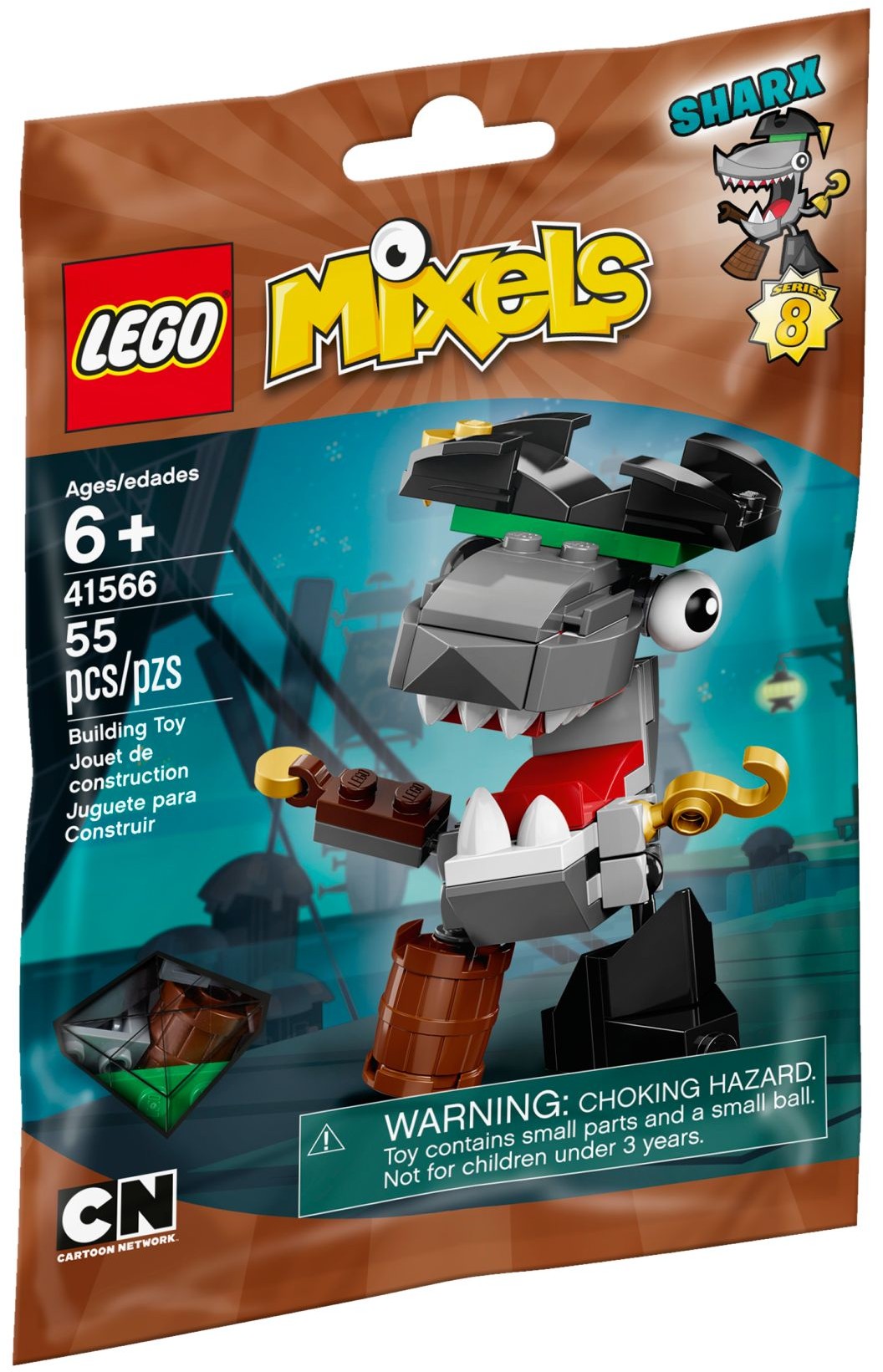 LEGO 41566 Sharx - Pyrratz Captain Mixel - SuperSaverAU - view 1