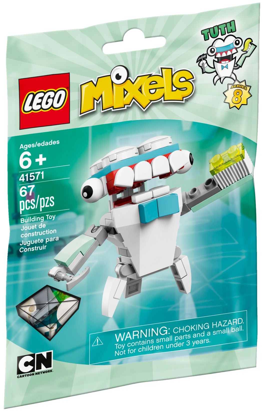 LEGO 41571 Tuth Medix Dentist Mixels Series 8